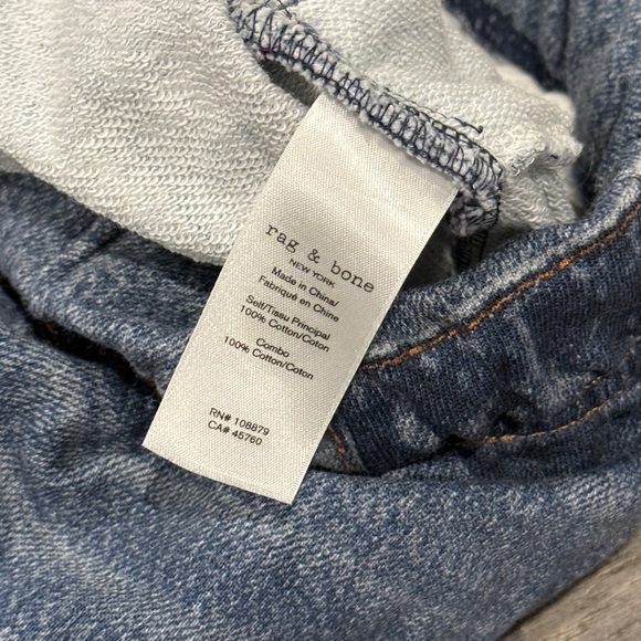 Rag & Bone Miramar Cotton Terry Joggers Size S Sweatpants Jeans - Picture 7 of 11
